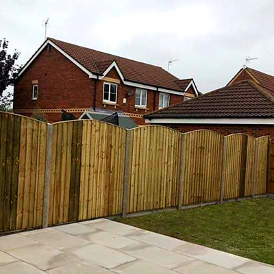 Example of Hull Landscaping fencing